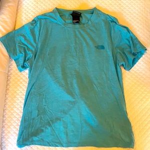 North Face Dry-Fit Workout Tee cerulean blue